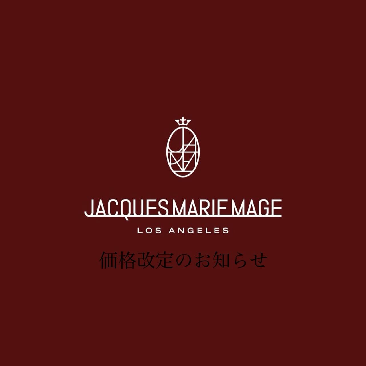 brand: JACQUES MARIE MAGE

原材料価格の高騰や製作に伴う物のコスト上昇が相次ぎ、全世界にて価格改定の運びとなりました。

2024年3月1日より価格改定となります。
2月一杯の店頭販売価格やお取り寄せ等の販売価格については現在の価格にてご対応しております。

価格改定後の具体的な販売価格については、当店スタッフまでお気軽にお問合せくださいませ。

お探しのモデルや、ご検討中のモデルがありましたらお気軽にお問合せやご来店お待ちしております！

商品に関するお問い合わせはDM、お電話、メールでも受付しておりますのでお気軽に問い合わせください。

︎shop data︎
最寄り駅 自由が丘
正面口出口から歩いて約５分です。
住所 152-0035
東京都目黒区自由が丘1-16-13ヒルズ自由が丘1F
︎03-5731-6612
info＠beauxyeux.jp

Prices have been revised all over the world due to rising raw material prices and rising manufacturing costs.

Prices will be revised from March 1, 2024.
In-store sales prices and back-order sales prices for the month of February are based on the current prices.

Please feel free to contact our store staff for specific sales prices after the price revision.

If there is a model you are looking for or a model you are considering, please feel free to contact us or visit us!

For inquiries regarding products, please feel free to contact us by DM, phone, or email.

︎ shop information︎
SHOP beauxyeux Jiyugaoka
ZIPCODE 152-0035
1F Hills Jiyugaoka 1-16-13
Jiyugaoka Meguro-ku Tokyo JAPAN
︎+81-35731-6612
info@beauxyeux.jp

#jacquesmariemage　      #眼鏡店　
@beauxyeux_azabu
@beauxyeux_jiyugaoka 
@jacquesmariemage 
@jacquesmariemage_japan