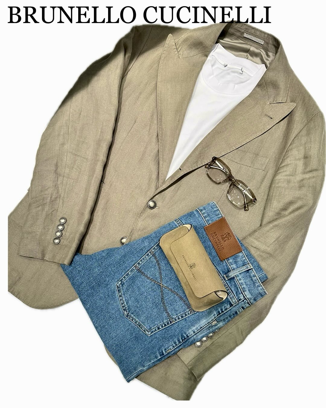 brunello cucinelli(ブルネロクチネリ)のアイウェアの新作が入荷してきました！
イタリア製のアセテート素材が使用された洗練された雰囲気になイメージのデザインになります。
テンプルにはブランドロゴが刻印されたメタルプレートが
ついており、ブルネロらしい上品なディテールに仕上げられています。

夕焼け空に広がる光や影織りなす唯一無二の風合いを作り出す素材と色を組み合わせたsartorial sunsetのシリーズのフレームになります。

今回の投稿1枚目の画像はブルネロクチネリのジャケット、デニムに合わせてこんな感じで眼鏡を合わせてみたコーディネートしてみました！

?shop information?
店名　ボズュー自由ヶ丘
最寄り駅 自由か?丘
正面口出口から歩いて約５分て?す。
住所 152-0035
東京都目黒区自由か?丘1-16-13ヒルス?自由か?丘1F
?03-5731-6612
info@beauxyeux.jp