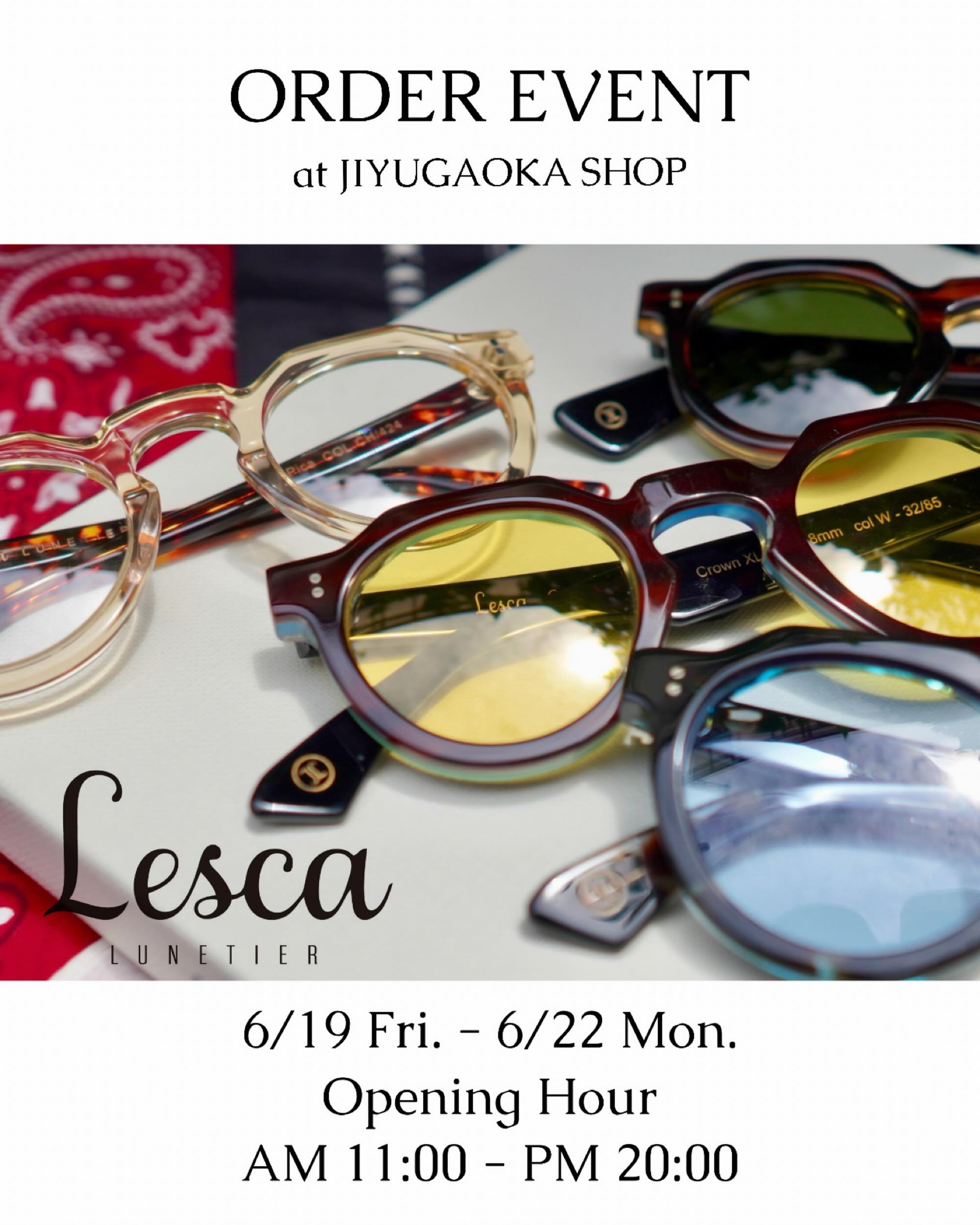 《『Lesca LUNETIER』のサンプルオーダー会開催のお知らせ》
人気ブランド『Lesca LUNETIER』オーダー会を6月19日(金)から6月22日(月)までの4日間、ボズュー自由が丘店にて開催いたします!
『Lesca LUNETIER』現行のアイコンモデル(PICA,TORO,La Corb's,HERI etc...)や最新コレクションをカラーバリエーション豊富にサンプルをご用意させて頂きます!
通常店頭にご用意が無かったカラーなどもお試し頂けるチャンスです!
また、ヴィンテージの生地を用いた"Upcycling acetate"(アップサイクリングアセテート)コレクションも【即売品】として豊富にご用意いたします!
この会期中にご来店頂けましたら、ネットで気になっていたもののサイズ感やカラーリングなど全てお試し頂いてからオーダーすることが可能です。
また、フレームに合わせていただくカラーレンズやサングラスレンズ、今人気が高まっている調光レンズなどのサンプルもたくさんご用意しておりますので、お気に入りの一本にオリジナルのカラーレンズを合わせてみるのもいかがでしょうか。
皆様のご来店心よりお待ちしております!
会期中、どなた様もお気軽にお立ち寄りくださいませ。
※オーダーイベント(受注会)形式につき、サンプルからご注文いただく商品の場合は納品まで少々お時間を頂く場合がございます。
具体的な納期の詳細につきましては当店スタッフまでお気軽にお声掛けくださいませ。
︎商品に関するお問い合わせはDM、お電話、メールでも受付しておりますのでお気軽に問い合わせください。
︎shop data︎
最寄り駅 自由が丘
正面口出口から歩いて約5分です。
住所 152-0035
東京都目黒区自由が丘1-16-13ヒルズ自由が丘1F
︎03-5731-6612
info@beauxyeux.jp
︎ shop information︎
SHOP beauxyeux Jiyugaoka
ZIPCODE 152-0035
1F Hills Jiyugaoka 1-16-13
Jiyugaoka Meguro-ku Tokyo JAPAN
︎+81-35731-6612
info@beauxyeux.jp
@beauxyeux_azabu
@lescalunetier
@globespecs_1998